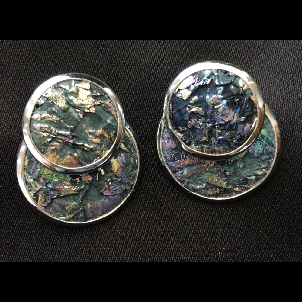 🐍Snakeskin Pierced Earrings 🐍